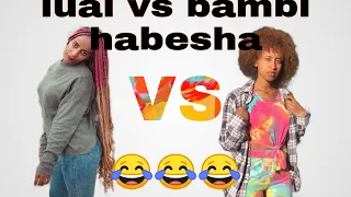 Lual vs bambi habesha Ethiopian funny tik tok video compilation #bambi habesha #lual #VS