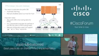 Cisco Forum 2016: Best practices on iWAN/PFRv3 implementation (Vasilii Mikhailovskii)