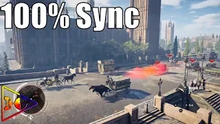 AC Syndicate 100% Sync - kill a Templar inside the flower's  Neutralize a pursuing cart with flower