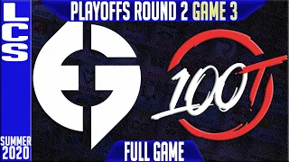 EG vs 100 Highlights Game 3 - LCS Playoffs Summer 2020 Round 2 - Evil Geniuses vs Hundred Thieves