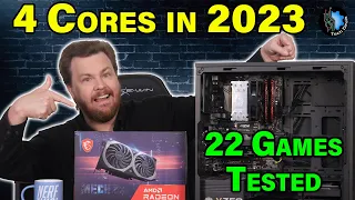 4 Cores for Gaming in 2023? — 22 Games Tested — Shocking Results!