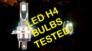 Never Fit These LED Headlight Bulbs! LED VS Halogen H4 Test + Citroen C1 Headlight Bulb Replacement