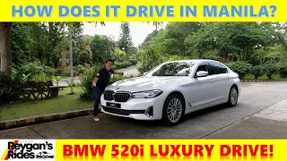 Driving The BMW 520i Luxury In Manila! [Car Review]