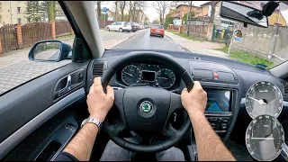 2008 Skoda Octavia (1.9 TDI 105 HP) | 0-100  | POV Test Drive #774 Joe Black