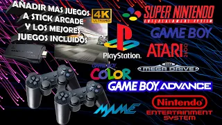 AÑADIR JUEGOS A STICK ARCADE