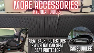 Hyundai Ioniq 5 - More Accessories Review (Most Versatile Car Seat & Protector, Seat Back Protector