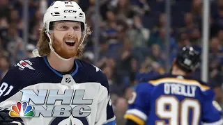 NHL Stanley Cup Playoffs 2019: Jets vs. Blues | Game 3 Highlights | NBC Sports