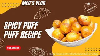 MAKE THIS SPICY PUFF PUFF WITH ME WITH PEPPER AND ONIONS.