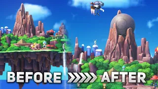 All Sonic Origins 3D Islands Tour! (All Swappable Island Variations) - 4K