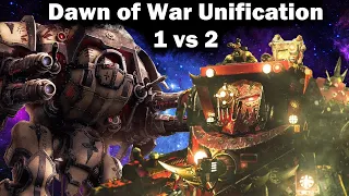 Dawn of War Unification: 2 vs 1 Pro vs Noobs