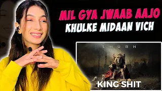 Reaction on Shubh - King Shit (Official Audio) | Shubh LEO Ep