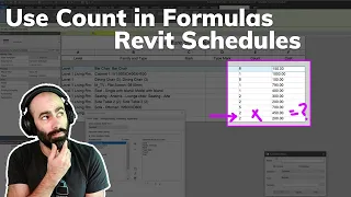 Use "Count" in Revit Schedule Formula Tutorial