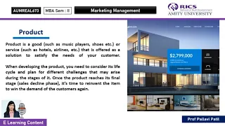 Marketing Management E-learning Content 02