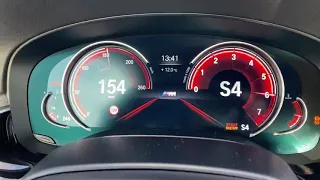 Bmw G30 540i xDrive Stage 1 0-250 km/h acceleration