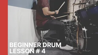 BEGINNER DRUM LESSON # 4 by TARUN DONNY