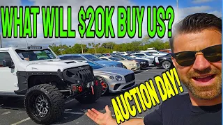 What will $20,000 Buy at a Dealer Only Auction? - Flying Wheels