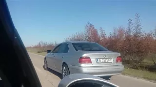 BMW e39 525tds vs Citroen C4 drag race