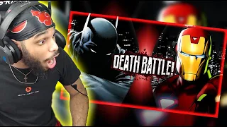 IRON MAN CAN DO WHAT??? | Batman VS Iron Man (DC VS Marvel) | DEATH BATTLE! REACTION