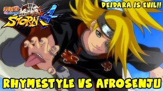 Rhymestyle vs AfroSenju | Naruto Ninja Storm 4 Mystery Duels! FEEL THE FURY OF DEIDARA'S SPAM BOMBS