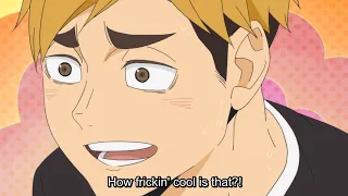 Atsumu seeing Hinata doing the quick attack for the first time | Haikyuu!! To the Top S4 Part 2 Ep 1