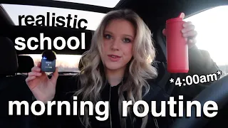 a realistic winter 4am morning routine *senior in high school*