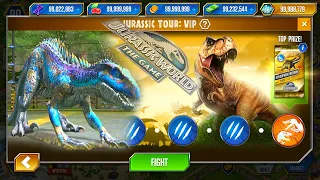 JURASSIC TOUR: VIP INDORAPTOR GEN 2 SUPER HARD WIN | JURASSIC WORLD THE GAME