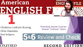 American English File 2nd Edition Book 1 Student Book Part 5 and 6 Review and Check