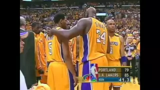 Kobe Memories: KB to Shaq Alley Oop WCF 2000 NBA Game 7 Blazers vs Lakers