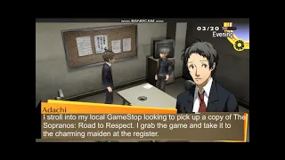 (persona 4) Adachi strolls into gamestop