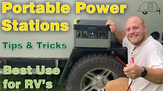 Portable Power Stations Uses with Campers | Tips Tricks & Hacks