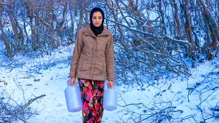 Daily Routine in the Coldest Village in Iran _ Village Life in Mountains of Iran
