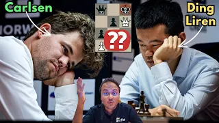 From equal position to stunning checkmate in 2 moves! | Carlsen vs Ding Liren | Norway Chess 2024