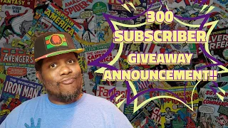 300 SUBSCRIBER GIVEAWAY ANNOUNCEMENT!!!