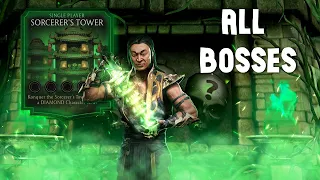 Sorcerer's Tower all Boss Fights + Rewards.  MK Mobile.