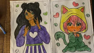 Art challenge with my sister