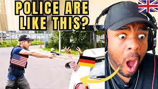 Brit Reacts to GERMAN VS USA POLICE