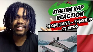 ITALIAN RAP REACTION Vegas Jones Ft. Nitro - Trankilo (prod. Kid Caesar)