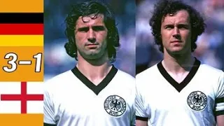 England 1x3 Germany (Beckenbauer, Gerd Müller, Bobby Moore)  ●1972 Euro Extended Goals & Highlights