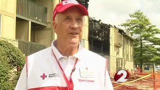 Red Cross helps victims of apartment complex fire