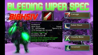 Season Of Discovery- My Saber Slash PvP Spec "Bleeding Viper" Spec swords!!