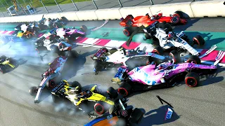 SURVIVE FORMULA NASCAR & EXTREME HARDCORE DAMAGE MOD! F1 2020