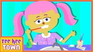 Morning Routine: This Is The Way We Brush Our Teeth | Nursery Rhymes for Children | Teehee Town