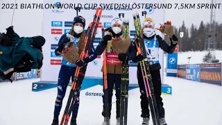 2021 BMW Biathlon World Cup 7,5km Women Sprint Swedish Östersund