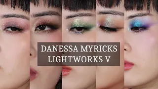 Danessa Myricks Lightworks V: 5 looks 1 palette || easy eyeshadow tutorials