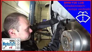 ►BMW 116i /F20◄ Wischwasserpumpe defekt?! Fehlersuche! [Washing pump] ◢WERKSTATT-TV◣