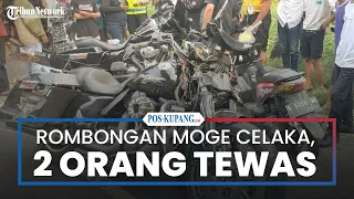 Rombongan Moge Harley-Davidson Kecelakaan di Probolinggo, Suami Istri Tewas