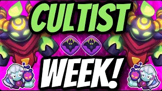 CULTIST IS META THIS WEEK!! YOU *CANNOT* RUN OUT OF MANA WITH THIS DECK!! | In Rush Royale!