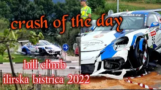 hill climb ilirska bistrica 2022 crash Porsche cayman 981 GT4  ☹️