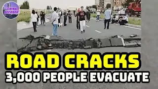 Tianjin Country Garden Community Road Cracks, 3,000 People Evacuate in the Middle of the Night