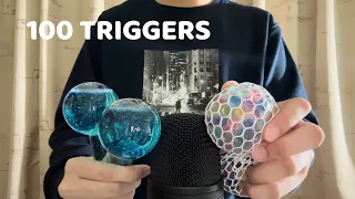 ASMR 100 TRIGGERS IN 3 MINUTES